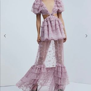 For love and Lemons Hi-low gown